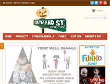 Tablet Screenshot of clevelandstreetnovelties.com